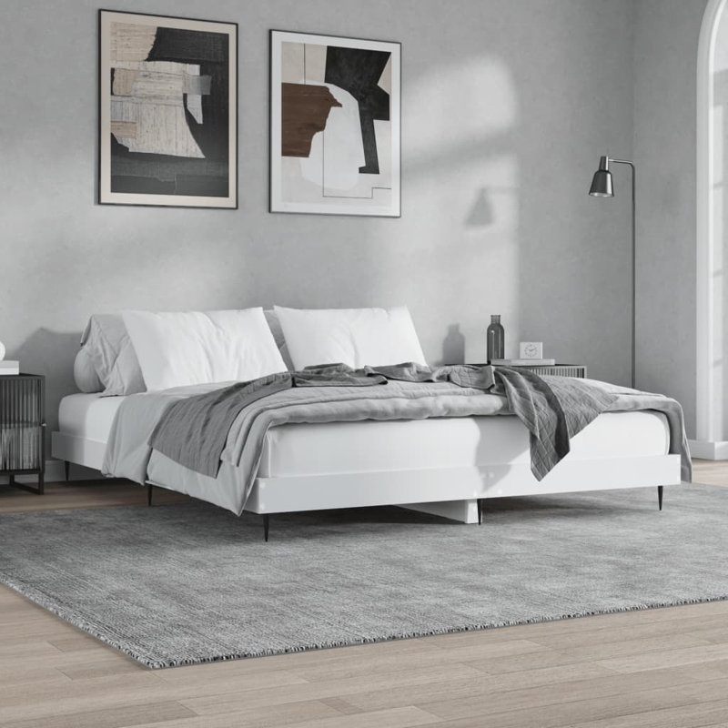 Margarito Bed, 150 x 200 cm, White