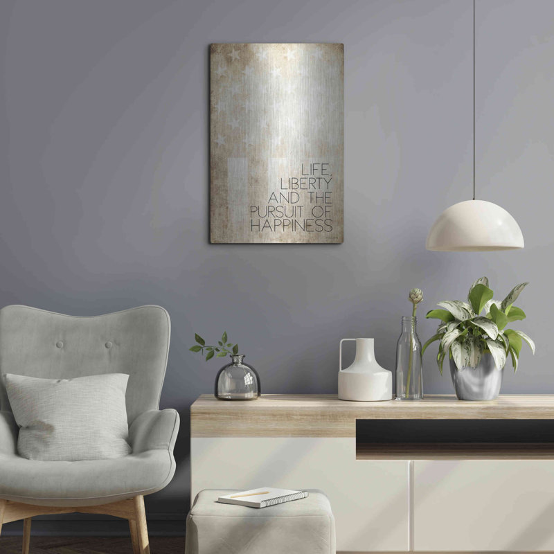 «Life, Liberty And Happiness» par Susan Ball, H 24 po x l 16 po