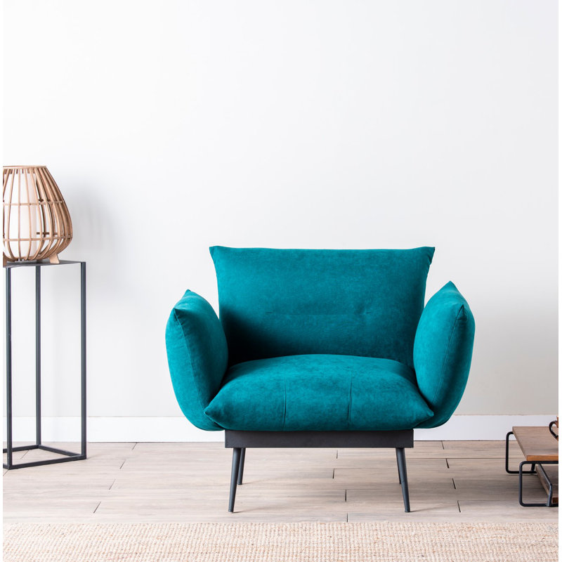 Fauteuil l 35,43 po Althrop, Vert pétrole