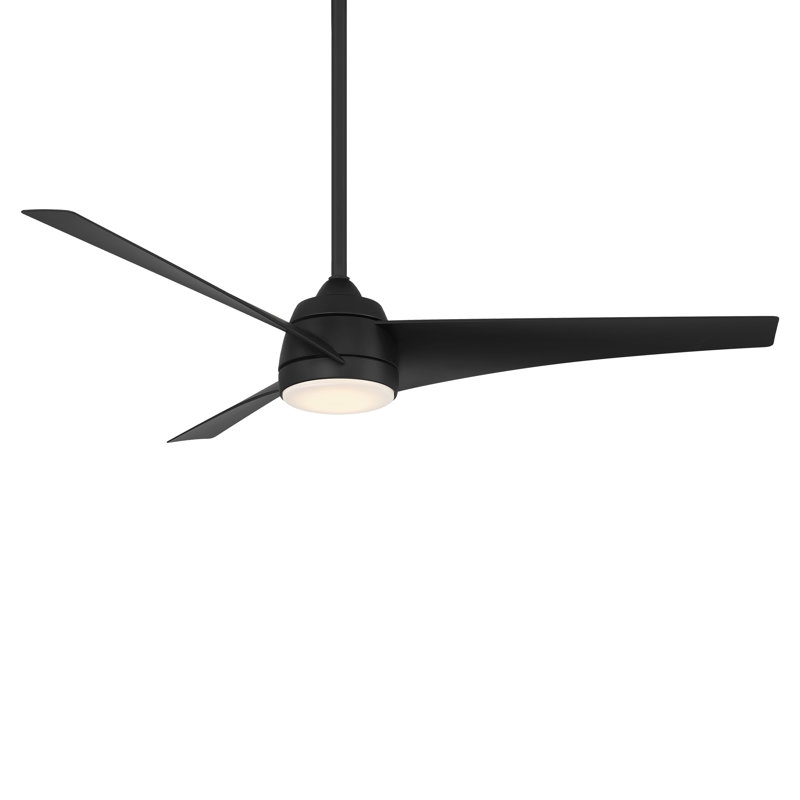 56" Sonoma 3 - Blade Outdoor/Indoor Smart Propeller Ceiling Fan with Remote Control and LED Light Kit Included, Works With Google Assistant, Amazon Alexa, Samsung Smart Things