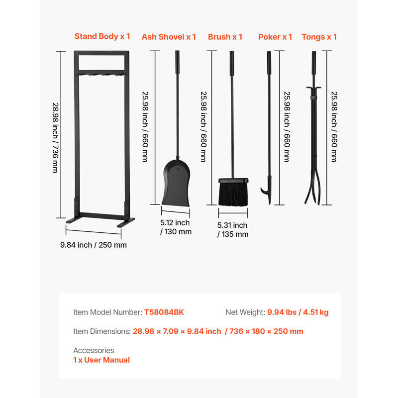 Fireplace Tool Set
