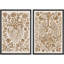 «Mid-Century Yellow Grey», 2 pièces sur toile-99015717-99015714