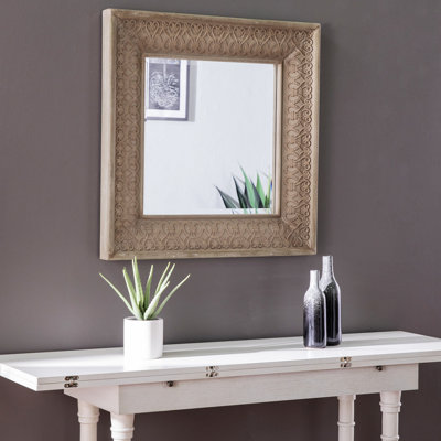 Dyerlane Wood Flat Wall Mirror