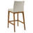 Upholstered Counter Stool with Solid Wood Frame-911119225-823577230