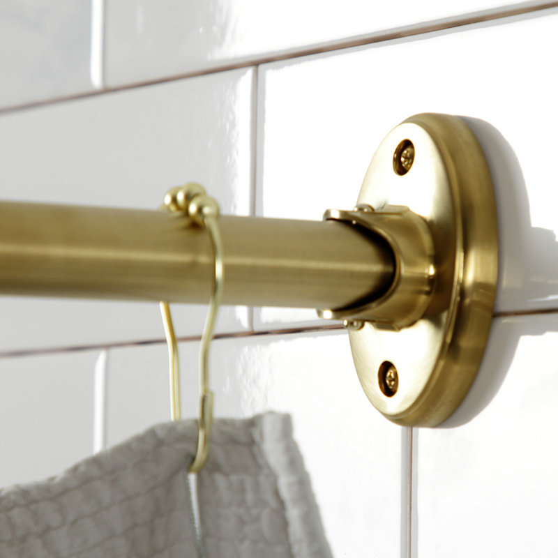 Base de douche double l 60 "x P 32", Laiton brossé