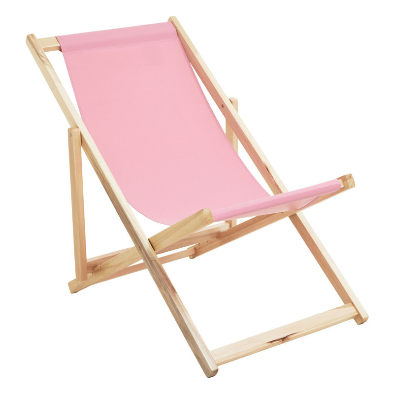 Beauport Pink Deckchair, Pink