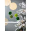 Ensemble de 6 faux bonnets vert H 21,7 po