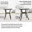 28.5" wide Outdoor Metal Patio Glider Swivel Chair-827246138