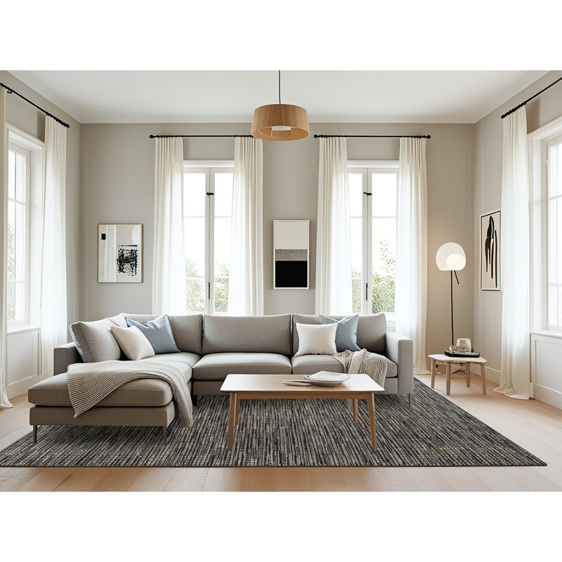 Abstract Indoor Rug, Rectangle 8' x 12'