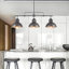 Essence 3-Light Industrial Kitchen Island Pendant Lighting Fixture Linear Chandelier-1700938410