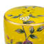 Tabouret en céramique fleur et oiseau