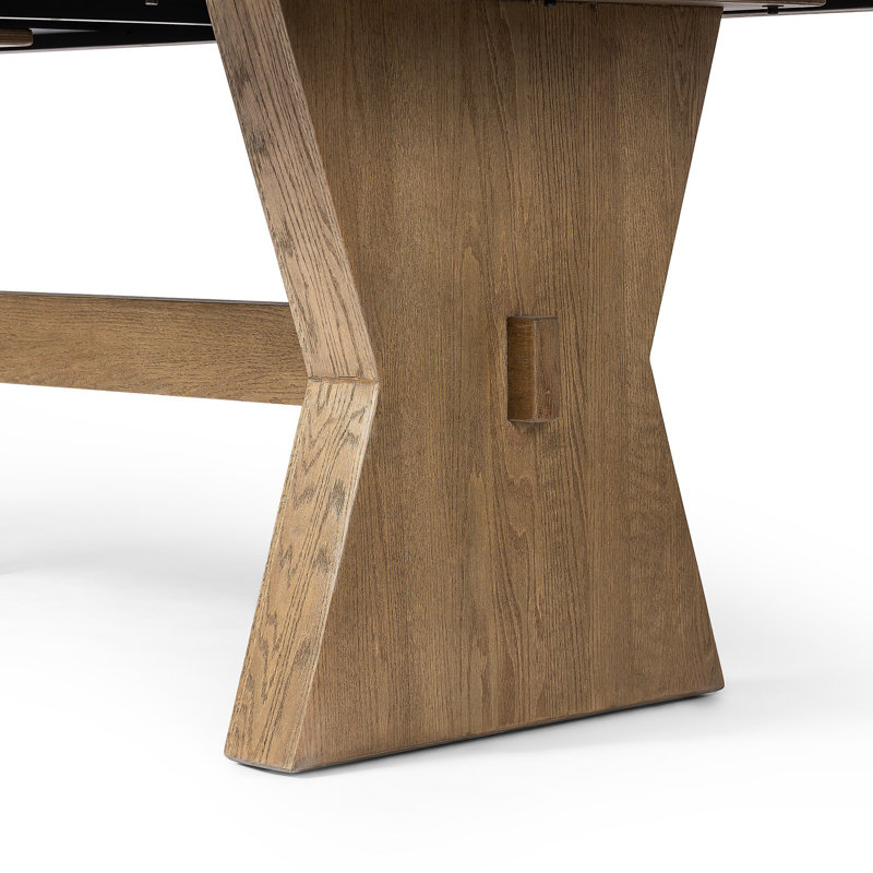 Tia Dining Table 84"-Drifted Oak Solid