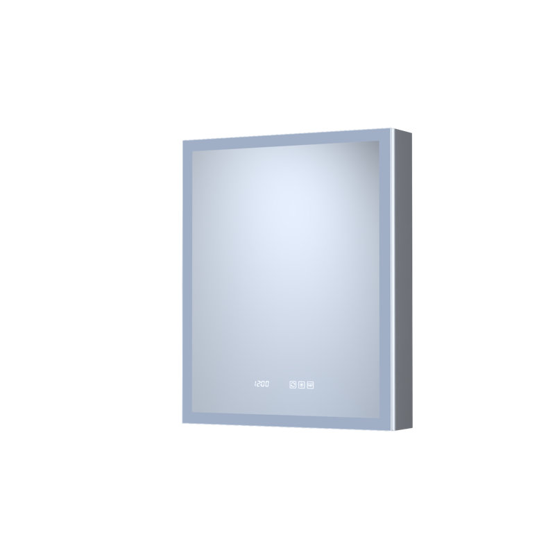 Miroir à DEL réglable en aluminium