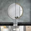 Huldar Glass Flat Wall Mirror