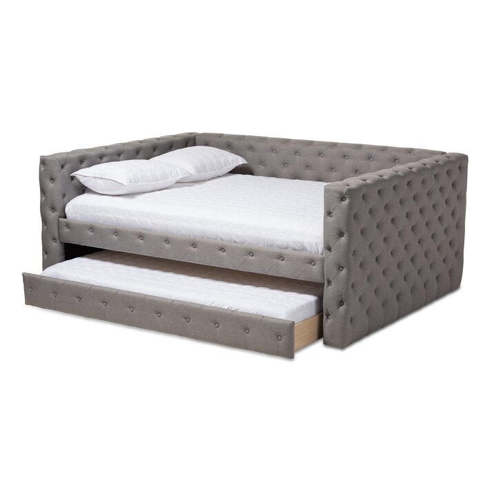 Willa Arlo Interiors Satter Upholstered Daybed with Trundle & Reviews ...