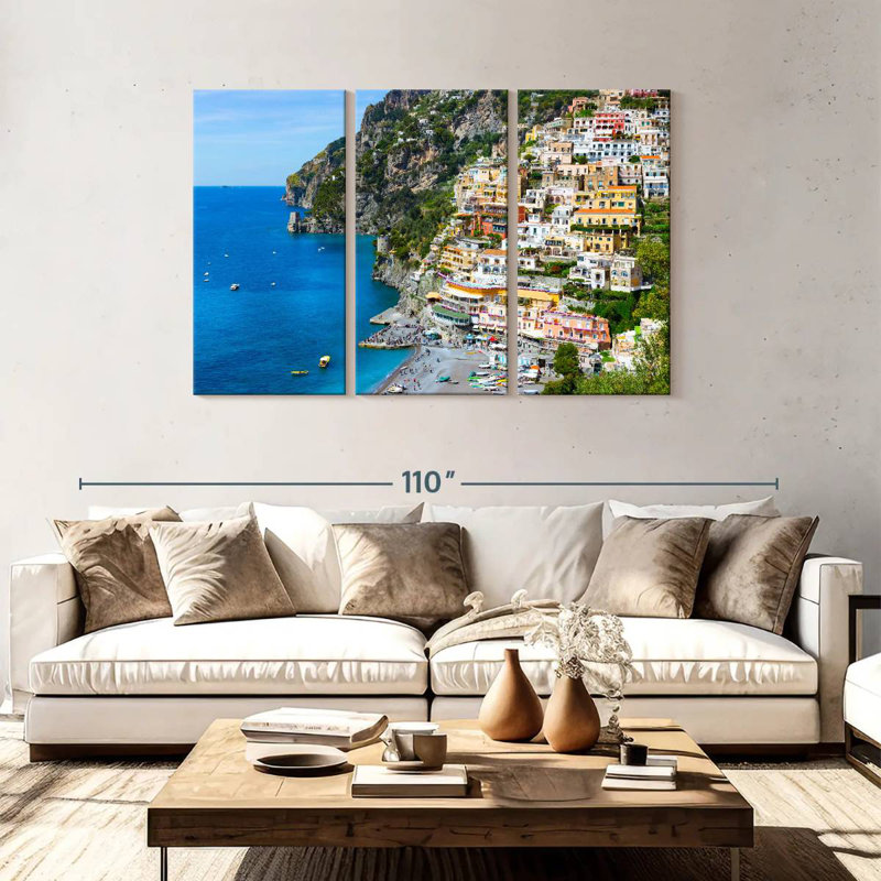 Gillard Breathtaking Amalfi Coast, 48" H x 74" W