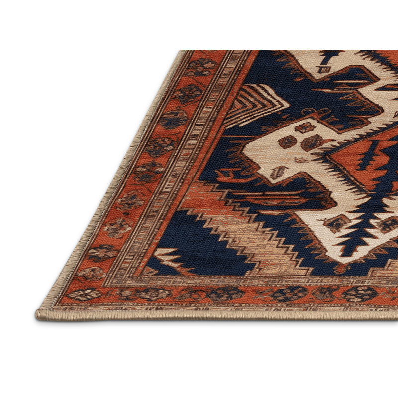 Tapis brun lavable à la machine, Rectangle 3 pi x 5 pi