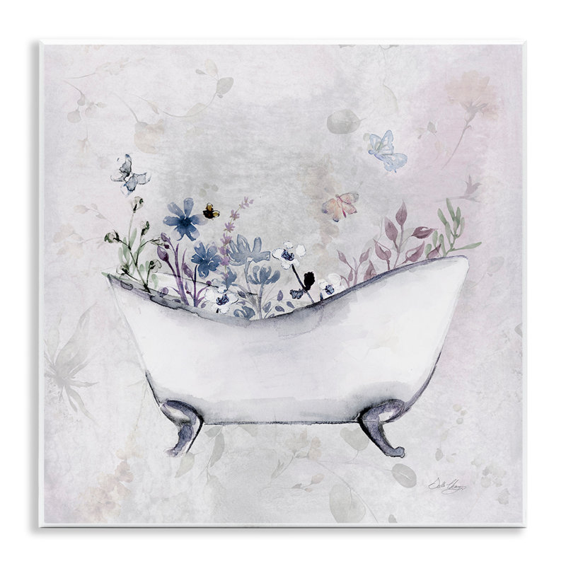 «Delicate Bath with Botanics», plaque murale par Stella Chang