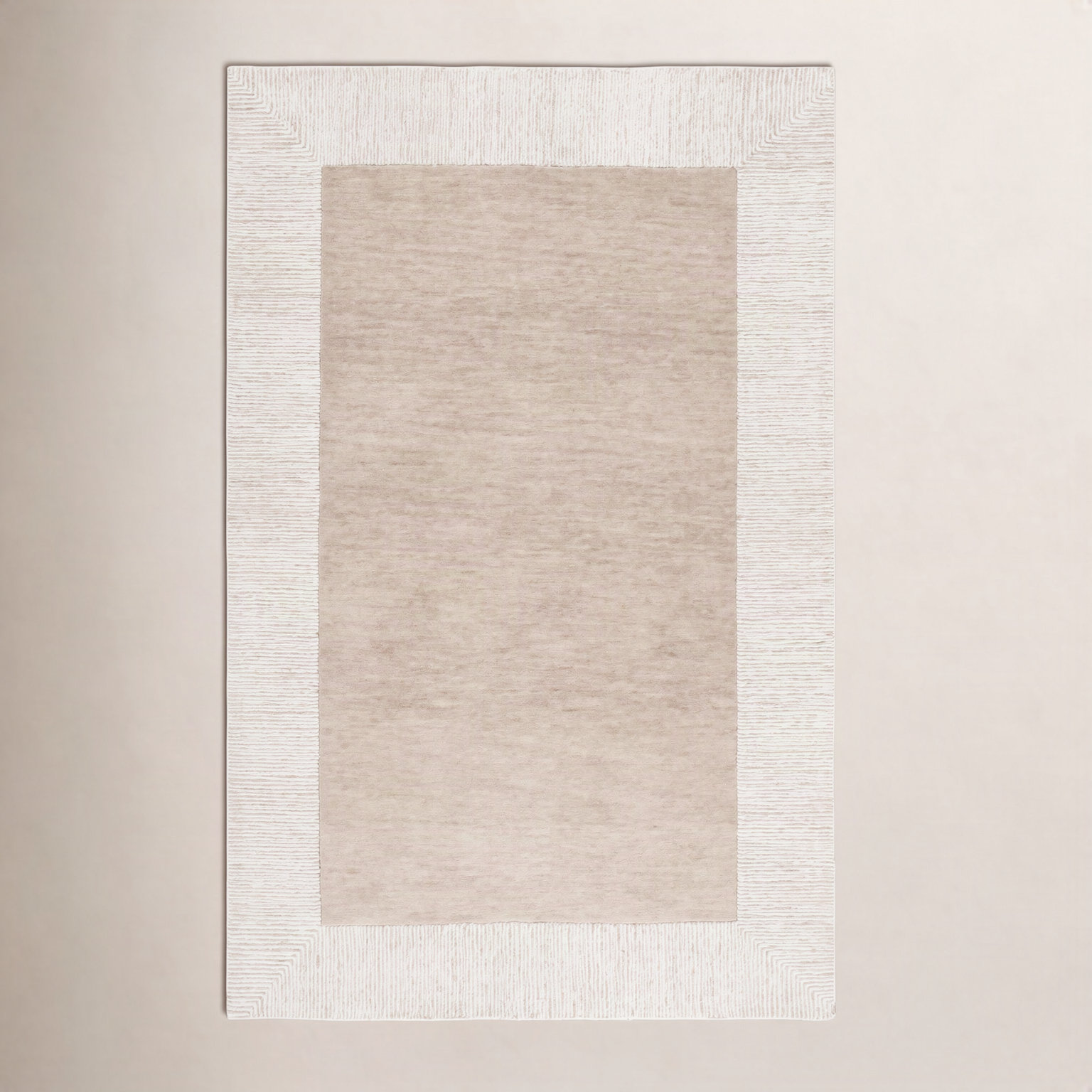 Ellsworth Hand-Tufted Geometric Wool Rug, Round 6'