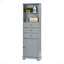 Grande armoire de rangement avec 3 tiroirs et tablettes réglables-1670555754