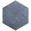 Carreau de porcelaine aspect pierre Hex 7 po x 8 po Heritage-55166505