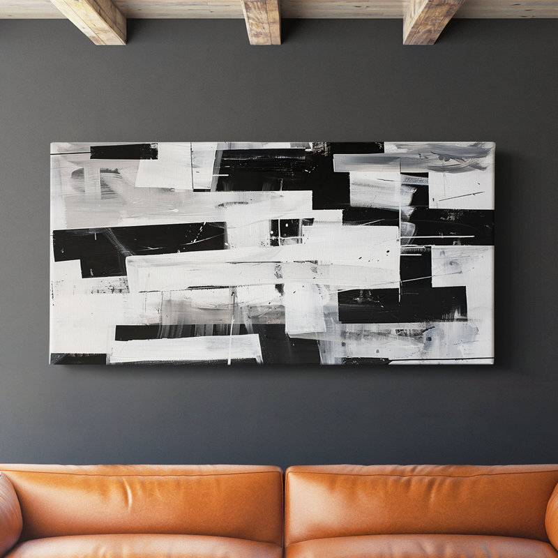 Abstract Series 1 # VI-Gallery, toile tendue, H 16 po x l 32 po