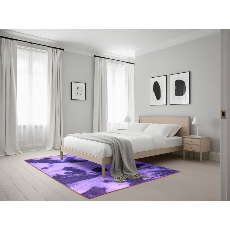 Tapis mauve Delfa, Rectangle 5 pi x 7 pi