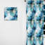 Rideau en velours glamour Coastal Blue Elegant Marble Shore III - obscurcissant - 1 panneau-107611349