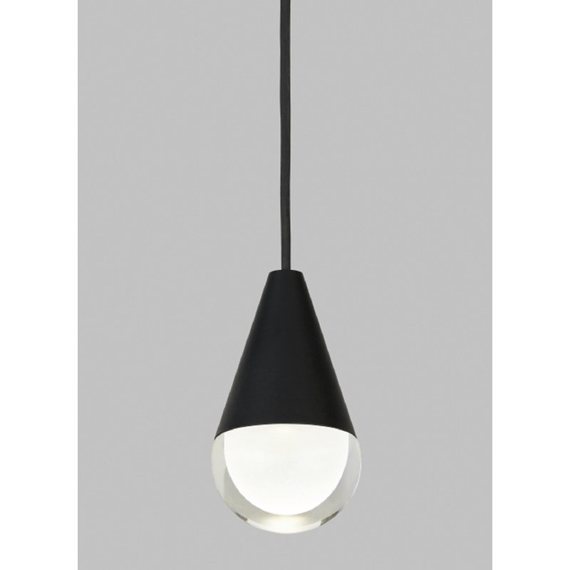 Cupola 1 - Light LED Pendant, Nightshade Black