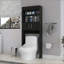 Armoire à 2 tablettes au-dessus de la toilette
