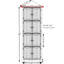 Armoire de rangement en coin 72 "-1684402621
