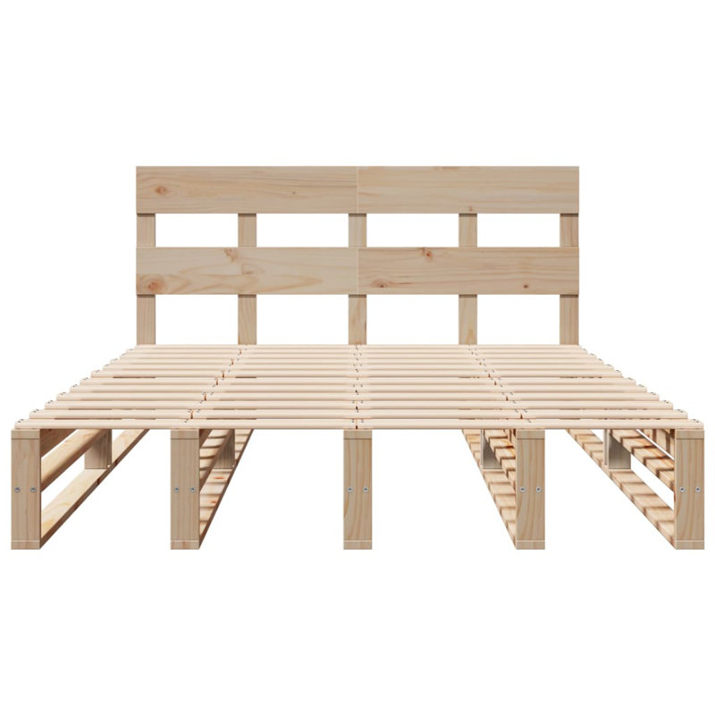 Bed, Small Double (4'), Brown