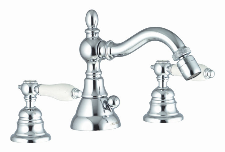 Robinet de bidet Herend, Chrome