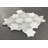 Water Jet - Marble Daisy Flower Pattern Mosaic Wall & Floor Tile-105790892