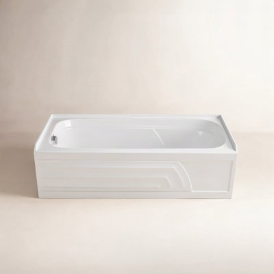 Colony 59.87'' x 29.87'' Soaking Acrylic Bathtub