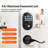 Keyless Entry Door Lock with Handle, Electronic Keypad Entry Lever, Password and Key Unlock Combination, Auto-Locking Keypad with Deadbolt, One-time Password, Matte Black, Designed for Front Door