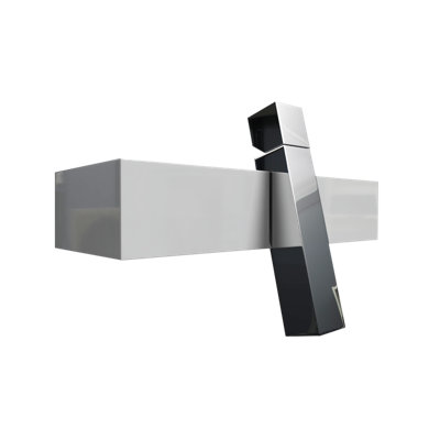 Wall Mounted Bathroom Faucet and Shila Stone Shelf