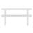 Retro Elegant Console Table with Marble-Effect Top and Versatile Storage Solutions-768201786