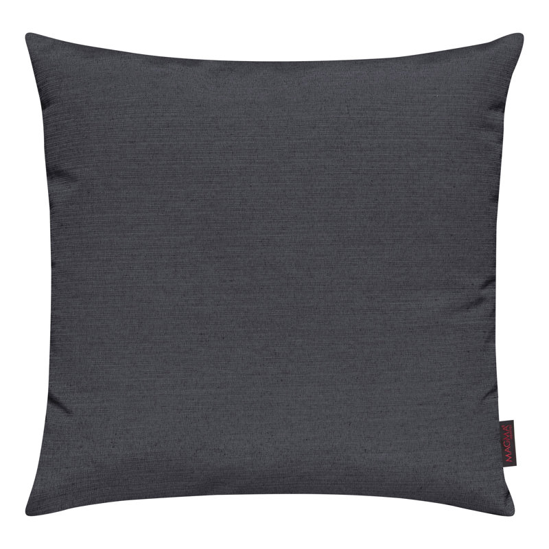 Coussin décoratif Fino, 19 po x 19 po, Anthracite