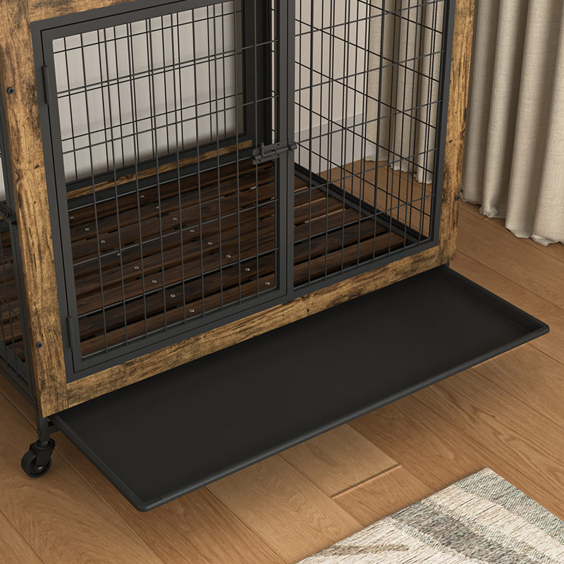 Caisse pour chien avec trois tablettes