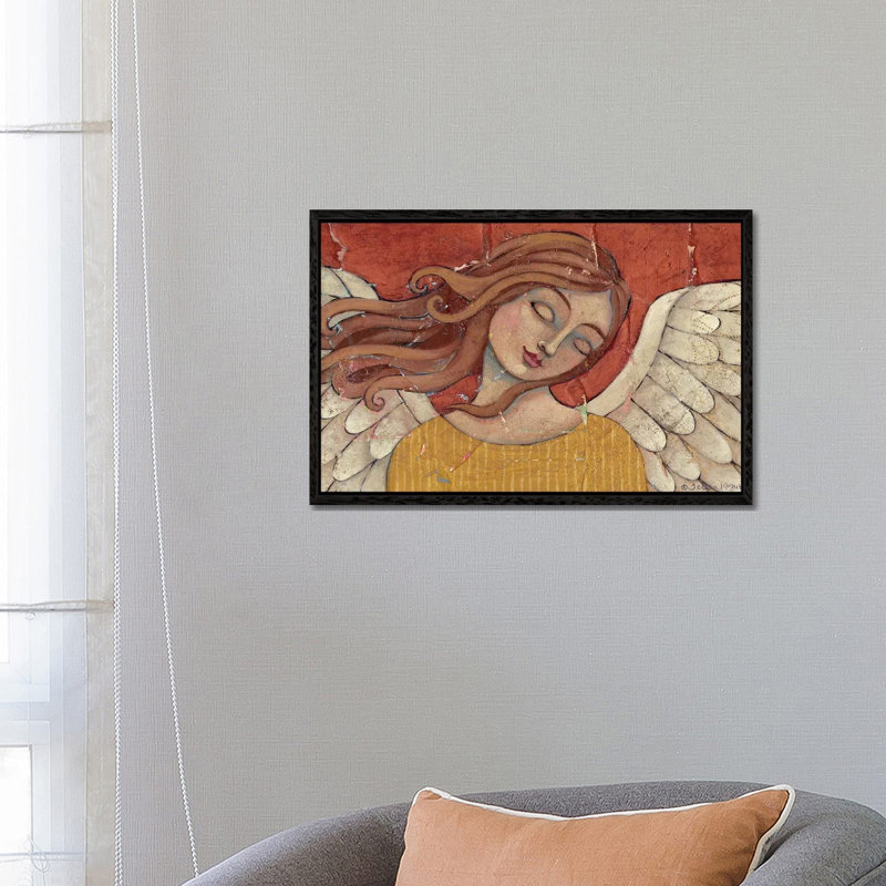 Winds Of Change by Teresa Kogut - Painting on Canvas, Black Framed, 66.04 cm H x 45.72 cm W