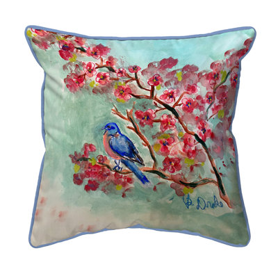 Floral Outdoor Throw Pillow