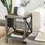 Table de bout avec tablette de rangement ouverte Larenda-1664365401