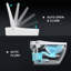 Toilette allongée une pièce Cosvalve 1,28 GPF (économe en eau) (siège inclus)