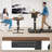 Buchholtz 120cm W Board Height Adjustable Rectangle Standing Desk-1374091395