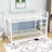 Full XL over Full XL Metal Bunk Bed with Under-Bed Storage