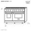 Kucht 48'' W Dual Fuel Range-188765185-188765212