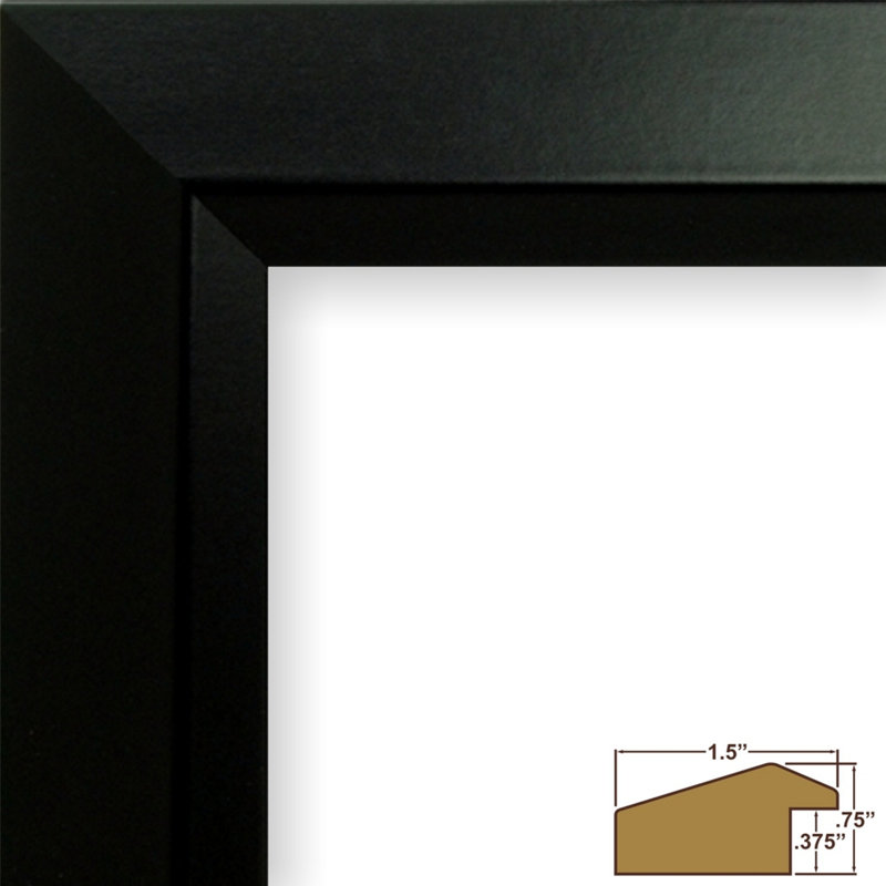 Cadre photo Daelan, Noir, 11 po x 17 po