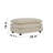 U-Shape Sectional Sofa, Double Extra Ottomans