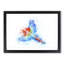 Parrot in Flight in Abstract - Framed Print-55577967-55577969